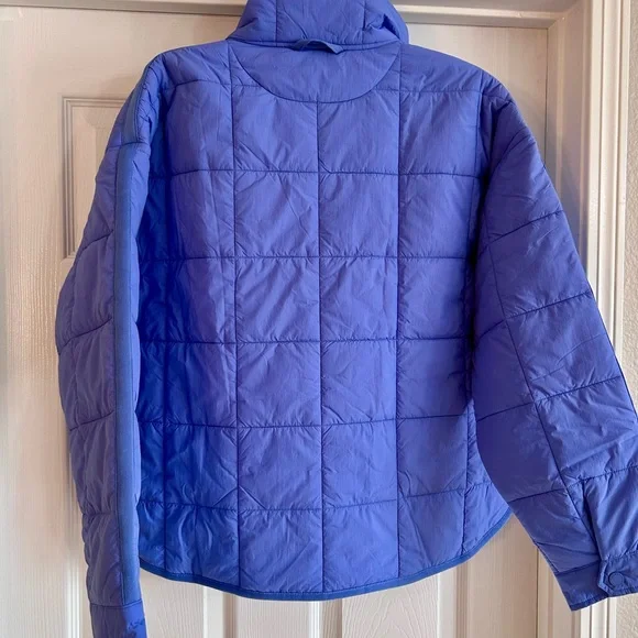 Roxy Quilted Puffer Jacket - Periwinkle Blue - Picture 3 of 10
